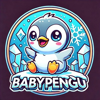 Crypto memcoin babypengu pengu solana